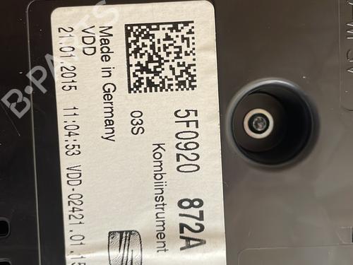 Instrument cluster SEAT LEON ST (5F8) 1.6 TDI | BP25602619C47