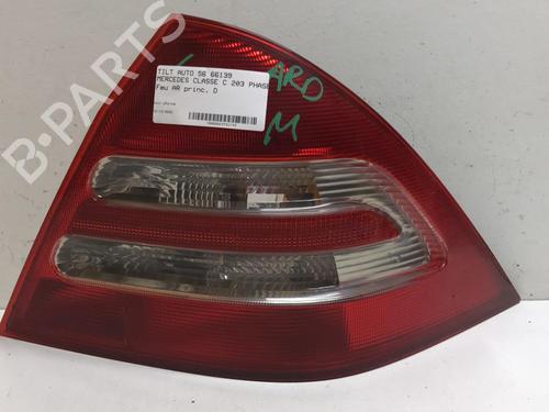 Used Right taillight MERCEDES-BENZ C-CLASS (W203) C 220 CDI (203.006, 203.008) (143 hp) 18207949