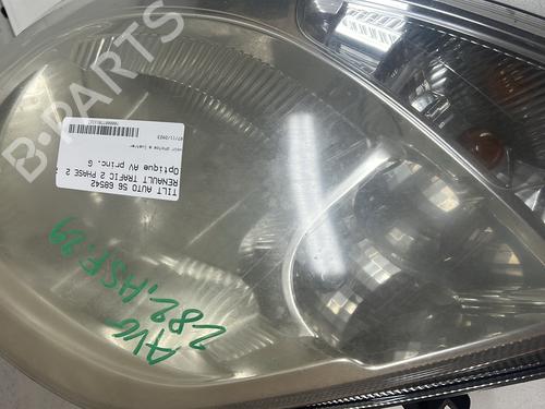 Used Left headlight Left headlight RENAULT TRAFIC II Van (FL) 2.0 dCi 115 (FL01, FL0U, FL00, FL0H, FL0M) (114 hp) 18226405 18226405