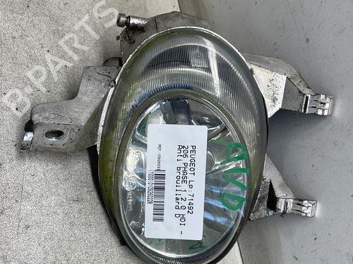 Højre Foran Tågelygte PEUGEOT 206 Hatchback (2A/C) 2.0 HDI 90 (90 hp) 27527927