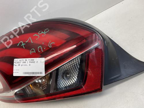 Left taillight PEUGEOT 208 I (CA_, CC_) 1.6 HDi / BlueHDi 75 | BP23762431C34 