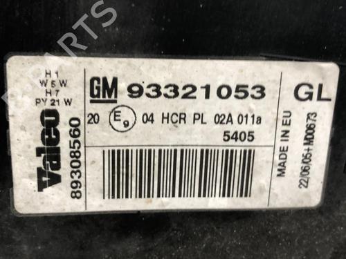 Used Right headlight Right headlight OPEL MERIVA A MPV (X03) 1.7 CDTI (E75) (100 hp) 18227865 18227865