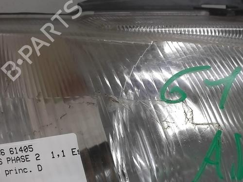 Used Right headlight PEUGEOT 106 II (1A_, 1C_) 1.1 i (60 hp) 18228537