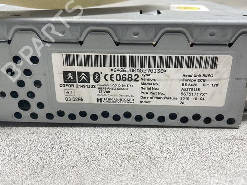 Radio PEUGEOT 3008 I MPV (0U_) 1.6 HDi | BP29504420E6 