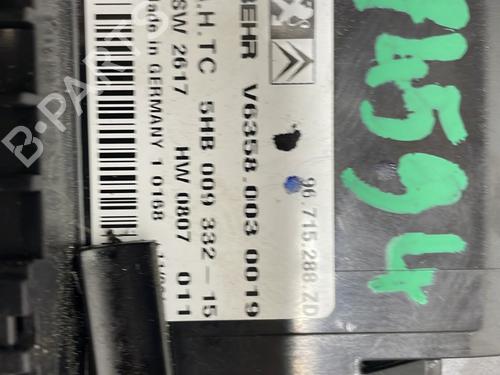 Climate control CITROËN C5 III (RD_) 2.0 HDi 140 (RDRHF8, RDRHFA, RDRHA8, RDRHAJ) | BP33738142I5 - Image 2