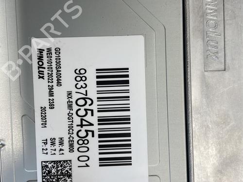 Display monitor PEUGEOT 308 III (FB_, FH_, FP_, F3_, FM_) BlueHDi 130 (FBYHZL, FBYHZT) | BP27637716C48 