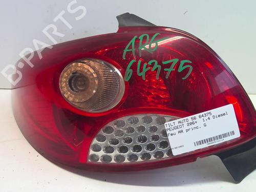 Used Left taillight PEUGEOT 206+ (2L_, 2M_) 1.4 HDi eco 70 (68 hp) 18213931