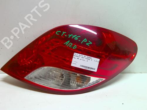 Used Right taillight PEUGEOT 207 (WA_, WC_) 1.4 (73 hp) 18213769
