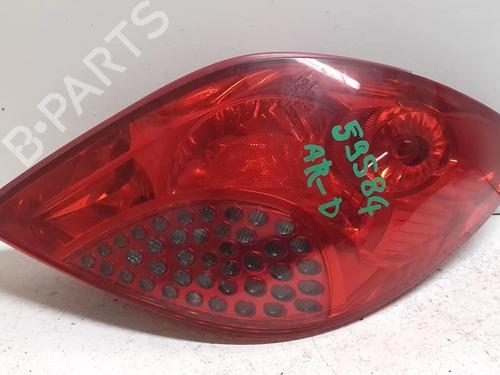 Used Right taillight PEUGEOT 207 (WA_, WC_) 1.6 HDi (90 hp) 18228809