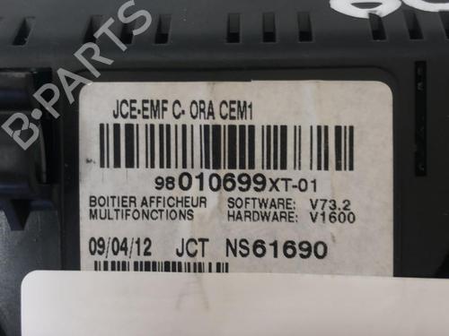 Display monitor CITROËN C3 II (SC_) 1.4 HDi 70 (SC8HZC, SC8HR0, SC8HP4) | BP18208748C48 