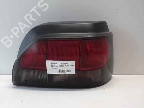 Used Right taillight RENAULT CLIO I (B/C57_, 5/357_) 1.9 D (54 hp) 18222138