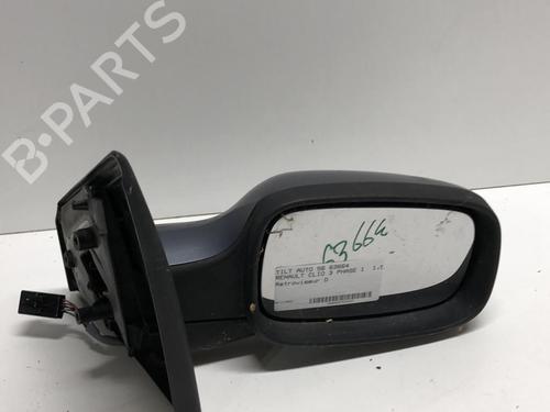 Right mirror RENAULT CLIO III (BR0/1, CR0/1) 1.5 dCi (C/BR0G, C/BR1G) | BP18214186C27 