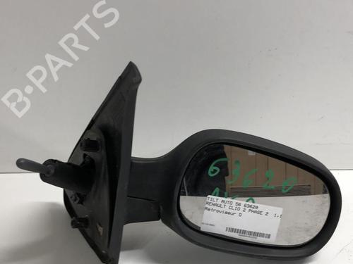 Used Right mirror RENAULT CLIO II (BB_, CB_) 1.2 (BB0A, BB0F, BB10, BB1K, BB28, BB2D, BB2H, CB0A,... (58 hp) 18231654