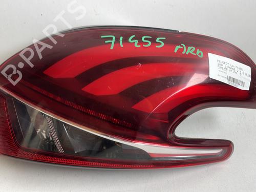 Used Right taillight PEUGEOT 208 I (CA_, CC_) 1.6 BlueHDi 100 (100 hp) 23762282