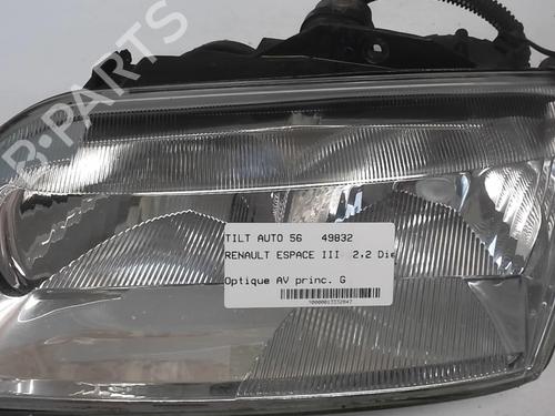 Used Left headlight RENAULT ESPACE III (JE0_) 2.2 dCi (JE0K) (130 hp) 18222203