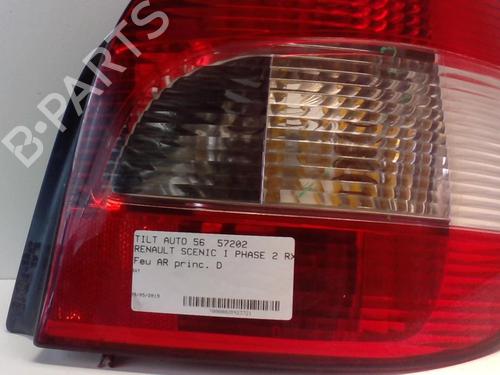 Høyre baklys RENAULT SCÉNIC I MPV (JA0/1_, FA0_) 1.6 (JA00, JA16, JA15, JA19, JA1V, JA2B, JA2C, JA0B,... (107 hp) 18232702