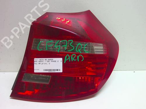 Used Right taillight BMW 1 (E87) 118 d (143 hp) 18213828