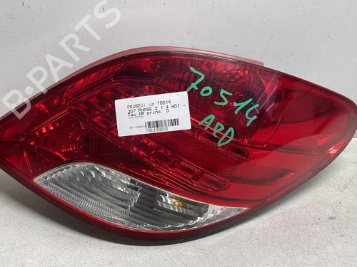 Used Right taillight PEUGEOT 207 (WA_, WC_) 1.4 HDi (68 hp) 25468040