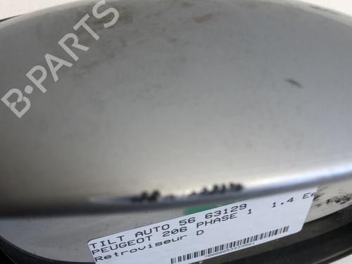 Right mirror PEUGEOT 206 Hatchback (2A/C) 1.4 i | BP18208516C27 