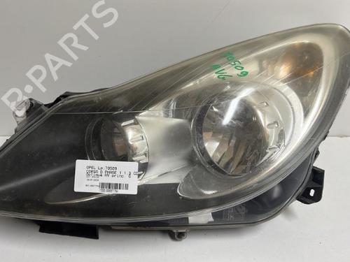 Used Left headlight OPEL CORSA D (S07) 1.3 CDTI (L08, L68) (75 hp) 19057897