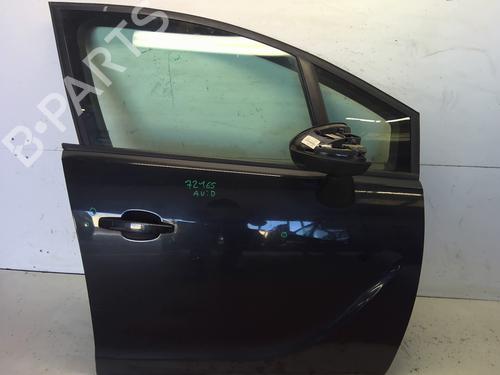 Used Right front door OPEL MERIVA B MPV (S10) 1.7 CDTI (75) (110 hp) 24446773