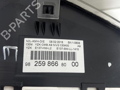 Instrument cluster PEUGEOT 208 I (CA_, CC_) 1.6 BlueHDi 100 | BP20723638C47 