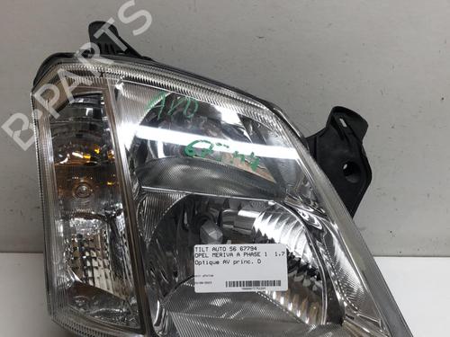 Right headlight OPEL MERIVA A MPV (X03) 1.7 CDTI (E75) | BP18207687C29 