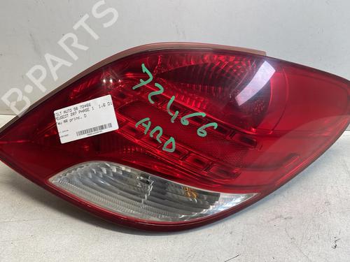 Used Right taillight PEUGEOT 207 (WA_, WC_) 1.6 HDi (90 hp) 25031704