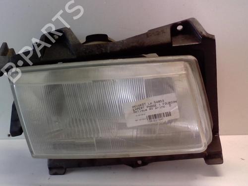 Right headlight PEUGEOT EXPERT Van (222) 1.9 D | BP18222117C29 
