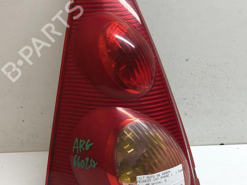 Used Left taillight PEUGEOT 107 (PM_, PN_) 1.0 (68 hp) 18216822
