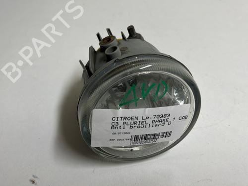 Used Right front fog light Right front fog light CITROËN C3 Pluriel (HB_) 1.4 HDi (68 hp) 18833456 18833456