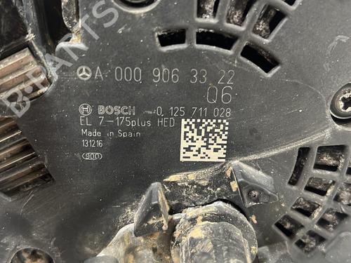 Alternator MERCEDES-BENZ A-CLASS (W176) A 200 CDI (176.001) | BP25276572M7 