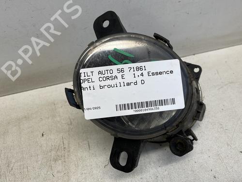 Used Right front fog light OPEL CORSA E (X15) 1.4 (08, 68) (90 hp) 25153780