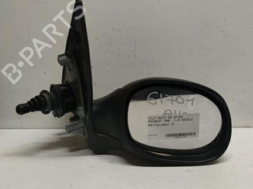 Right mirror PEUGEOT 206 Hatchback (2A/C) 1.9 D | BP18224551C27 