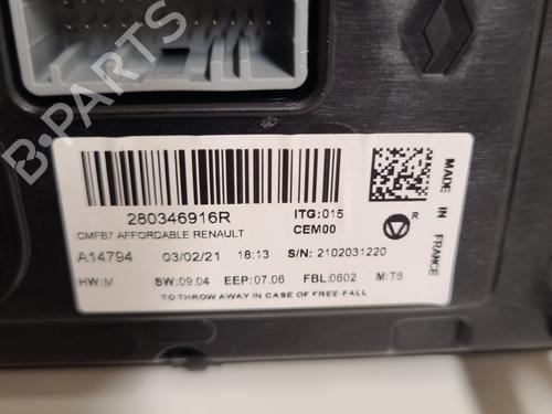 Multifunctionele display RENAULT ZOE (BFM_) ZOE (BFMC, BFMD) | BP20173276C48 