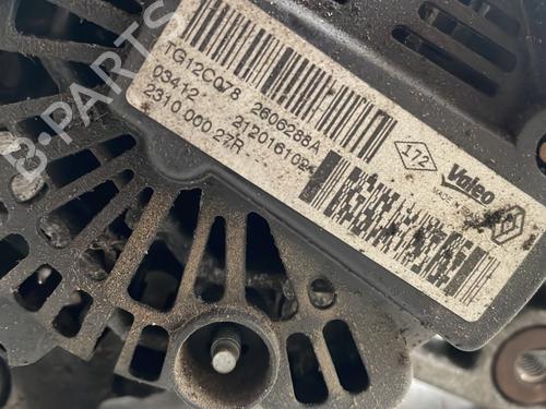 Alternator RENAULT MEGANE III Hatchback (BZ0/1_, B3_) 1.5 dCi (BZ09, BZ0D, BZ1W, BZ29, BZ14) | BP30970386M7