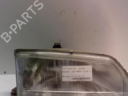 Used Right headlight Right headlight PEUGEOT 106 I (1A, 1C) 1.0 (50 hp) 18225667 18225667