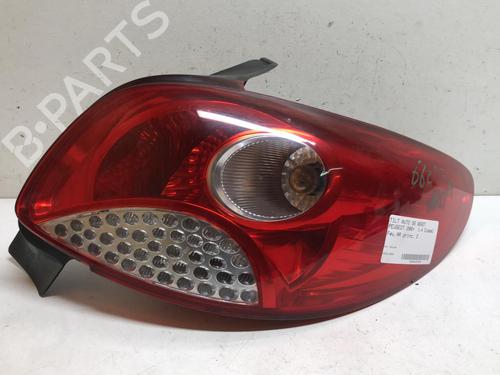 Used Right taillight PEUGEOT 206+ (2L_, 2M_) 1.4 HDi eco 70 (68 hp) 18223371