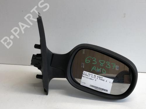 Right mirror RENAULT CLIO II (BB_, CB_) 1.2 16V (BB05, BB0W, BB11, BB27, BB2T, BB2U, BB2V, CB05,... | BP18220621C27 