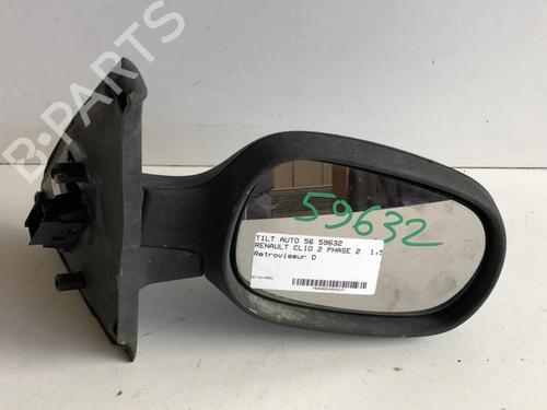Bakspejl Højre RENAULT CLIO II (BB_, CB_) 1.5 dCi (B/CB07) (65 hp) 18231620
