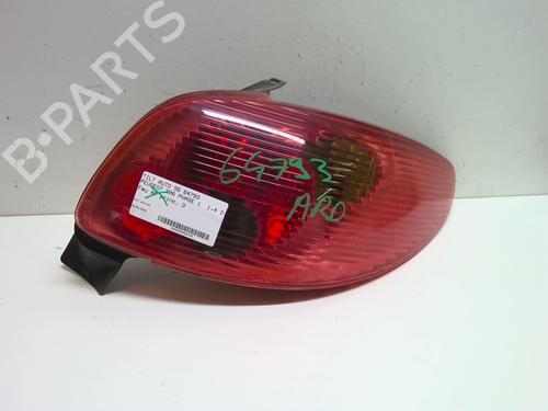 Used Right taillight PEUGEOT 206 Hatchback (2A/C) 1.4 HDi eco 70 (68 hp) 18227465