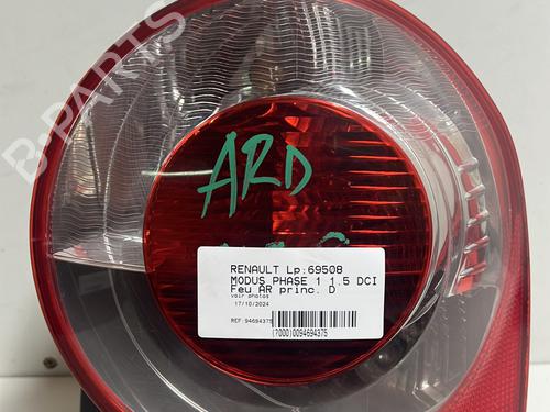 Used Right taillight Right taillight RENAULT MODUS / GRAND MODUS (F/JP0_) 1.5 dCi (FP0G, JP0G) (68 hp) 20484630 20484630