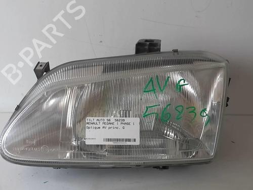 Used Left headlight RENAULT MEGANE I (BA0/1_) 1.6 e (BA0F, BA0S) (90 hp) 18209247