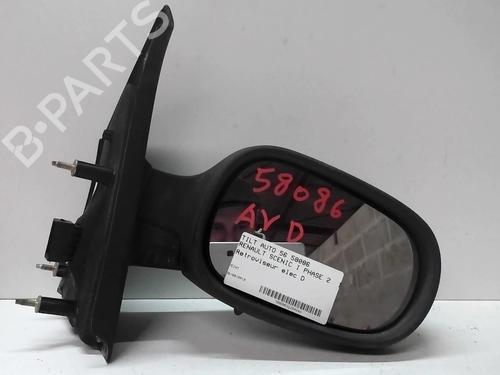 Bakspejl Højre RENAULT SCÉNIC I MPV (JA0/1_, FA0_) 1.6 (JA00, JA16, JA15, JA19, JA1V, JA2B, JA2C, JA0B,... (107 hp) 18215374