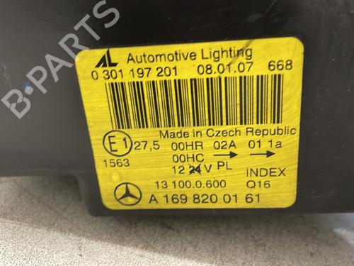 Left headlight MERCEDES-BENZ A-CLASS (W169) A 180 CDI (169.007, 169.307) | BP27186338C28 