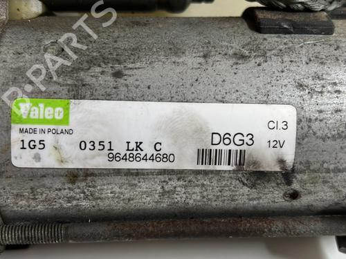 Used Starter Starter PEUGEOT 1007 (KM_) 1.6 16V (109 hp) 25276563 25276563