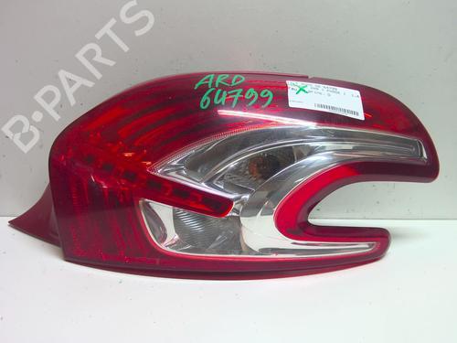 Used Right taillight PEUGEOT 208 I (CA_, CC_) 1.4 HDi (68 hp) 18223870