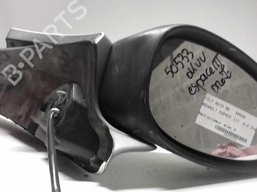 Used Right mirror RENAULT ESPACE III (JE0_) 2.2 12V TD (JE0E, JE0H, JE0P) (113 hp) 18219284