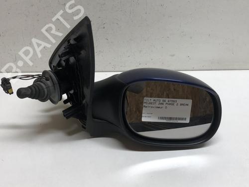 Right mirror PEUGEOT 206 SW (2E/K) 1.4 HDi | BP18212927C27