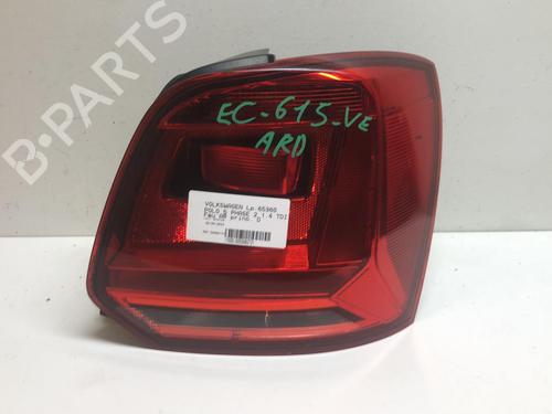 Used Right taillight VW POLO V (6R1, 6C1) 1.4 TDI (90 hp) 18213625